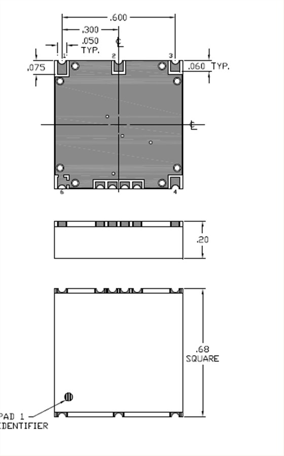 t121 17.27 x 17.27 TCXO