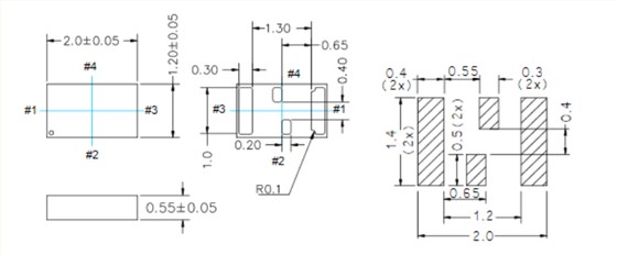 CMC208晶振,32.768KHz晶振,小体积2.0*1.2有源晶振