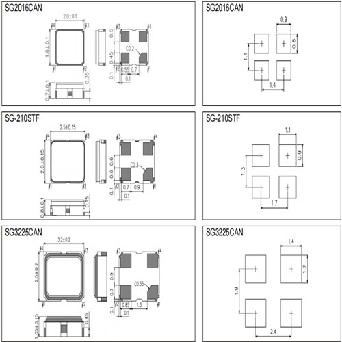 12MHz X1G0041710018 2520mm SG-210STF CMOS SPXO