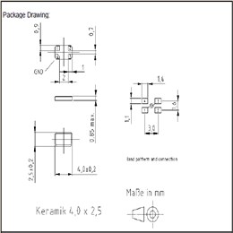 KVG物联网晶振,XMP-9135-1A-16pF-27MHz,车载导航晶振