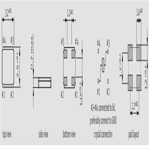 JXS32-WA,Q 19.2-JXS32-12-10/10-WA-LF,19.2MHz,3225mm,Jauch蓝牙晶振