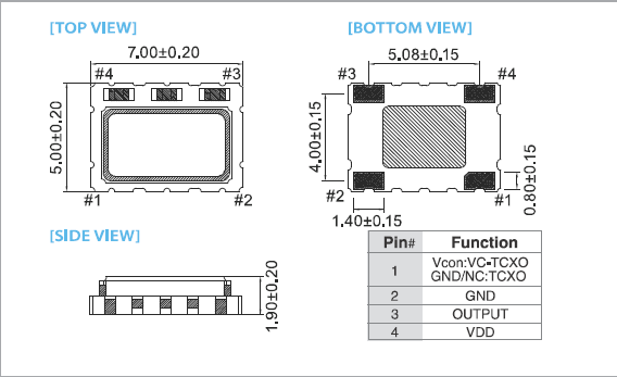 TA 7050 TCXO