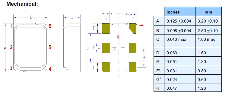 lv44j 2.5v 3225 LVDS