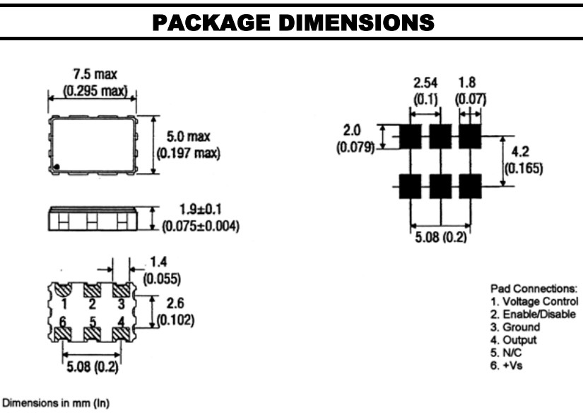 SMD2500.3C-27.145MHz,7050mm,HCMOS,GED晶振,27.145MHz